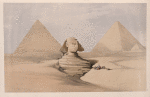 The Great Sphinx, Pyramids of Gizeh [Giza]. July 17th, 1839.