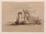 At Luxor, Thebes. Upper Egypt.