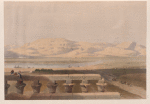 Libyan chain of mountains, from the Temple of Luxor.