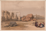 Fragment of the Great Colossi at the Memnonium, Thebes.