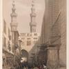 Minarets and grand entrance of the Metwaleys at Cairo.