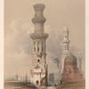 Ruined mosques in the desert, west of the Citadel.