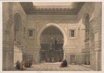 Interior of the mosque of the Sultan El Ghoree [Masjid al-Ghuri].