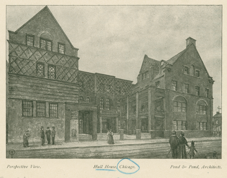 Hull House, Chicago. NYPL Digital Collections