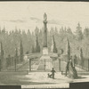 Humboldt's familienbegräbnis in Schlossgarten von Tegel.