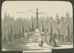 Humboldt's familienbegräbnis in Schlossgarten von Tegel.