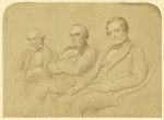 Bryant--Webster--Iriving--sketched by Huntington at the Cooper Commemoration 1852.