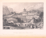 The Grand Temple at Poo-too, Chusan Islands.