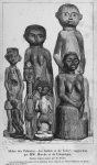 Idoles des Pahouins, des Gallois et de Ivéia, rapportées par MM. Marche et de Compiègne.
