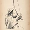 Jeune fille païenne jouant du thomo.