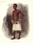 Femme du vice-roi des Bangongo, en costume de danse.