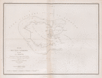 Plan des Îles Vanikoro ou de  La Pélouse, reconnues par le capne de Frégate Dumont D'urville. Levé et drefsé par Mr. Cressien, Enseigne de vaifseau. expedition de la corvette de la corvette de S. M. l'Astrolabe. Février et Mars 1828