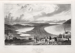 Vue dun Étang  prés la Baie du Roi Georges. (Nelle Hollande.).