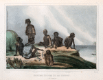 Havitants du port du Roi Georges. (Nelle. Hollande.).