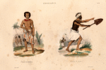 Tonga-Tabou. Costumes des habitans., Costume de guerre.