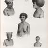 1. Mambéo; 2. Mangobarac; 3. Femme de Kouaoui; 4. Dorey; 5. Hani.