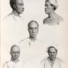 Moluques.: 1. César jeune papou de Gilolo; 2. Urydag. (Vendredi.); 3. Chinos d' Amboine; 4. Oui-tian-soui chinois; 5. Pamaka.