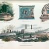 Tombeaux d'amboine.: Tombeau Malais dans les bois; Fragmens d'un tombeau chinois; Fragmens d'un tombeau chinois; Cimetiére Mahométan à Amboine.