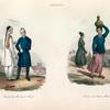 Amboine.: Costume des Marchands  Chinois; Costume des Femmes Malaises.
