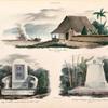 Amboine.: Maison d'un habitant Malais; Siege du diabl monument élevé prés des tombeaux chinois; Tombea de Rumphius l'un des gouverneurs d'Amboine.