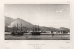 Vue de hobart town. prise de la rade. (Ile Van Diemen.)
