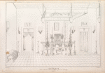 Intérieur. d'une  chambre chinoise disposée pour un mariage. (Amboine.).