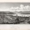 Hobart - town. vue prise d'un ravin au nord. (Van Diemen.).