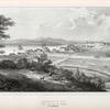 Habart -  town. Vue di côté des casernes. Ile Van-Diemen.