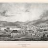 Vue d' habort-town. Prise de l'est. (Ile Van-Diemen.).