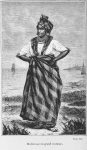 Mulâtresse en grand costume.