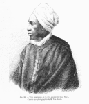Type malinkais de la rive gauche du haut Niger, d'après une photographie de M. Van Bosch.