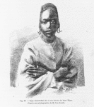 Type mandinkais de la rive droite du haut Niger, d'après une photographie de M. Van Bosch.