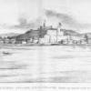 Fort d'Elmina (anglais), sur la Côte-d'Or. (D'après une aquarelle inédite de Nousveaux.)