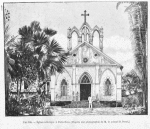 Église catholique à Porto-Novo. (D'après une photographie de M. le colonel D. Dorat.)
