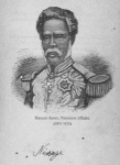 Nissage Saget, président d'Haïti. (1870-1874).