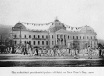 The unfinished presidential palace of Haiti, on New Year's Day, 1920.