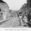 A street of Basse Terre, capital of Guadeloupe.