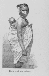 Esclave et son enfant.