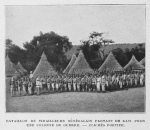 Bataillon de tirailleurs Sénégalais partant de Kati pour une colonne de guerre.