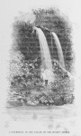 A waterfall in the valley of the Niger's source.