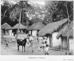 Negerdorp op Jamaïca.