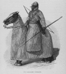 Un cavalier cuirassé.