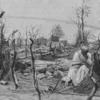 Village de Woumoun, incendié par les Anglais.