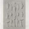 Île de Philæ. Collection de vases sculptés dans divers édifices.