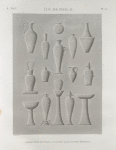 Île de Philæ. Collection de vases sculptés dans divers édifices.