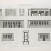Île de Philæ. Plan, élévations, coupes et détails du temple de l'ouest.