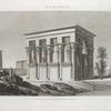 Île de Philæ. Vue perspective de l'édifice de l'est.