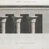 Edfou [Idfû] (Apollinopolis Magna). Détails d'architecture du Grand Temple