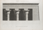 Edfou [Idfû] (Apollinopolis Magna). Détails d'architecture du Grand Temple