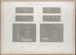 Edfou [Idfû] (Apollinopolis Magna). Bas-reliefs et détails du Grand Temple